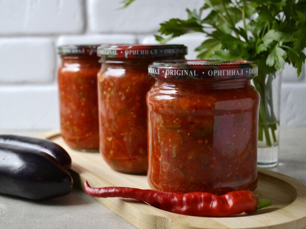 Вкусные заготовки из баклажанов на зиму