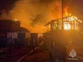 В Таштыпском районе пожарные потушили жилой дом и постройки