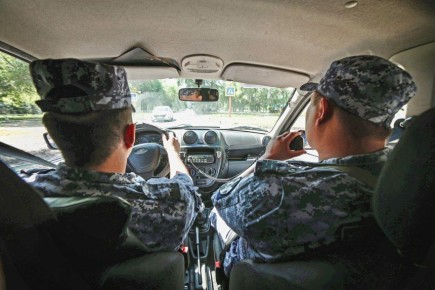 Нашли потерявшегося ребенка росгвардейцы в Саяногорске