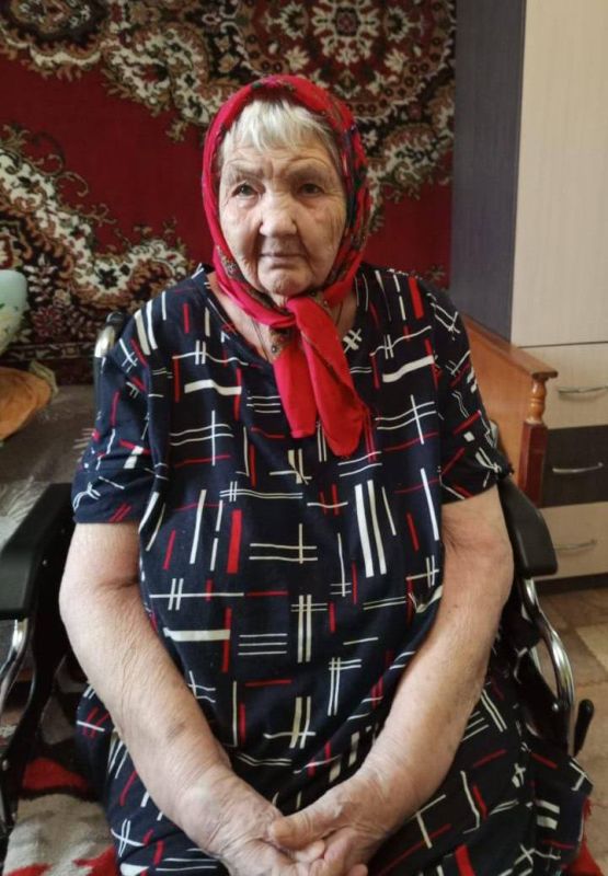 Глава Хакасии поздравил с 95-летием труженицу тыла Бабичеву Марию Иосифовну