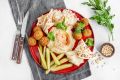 Фалафель на гриле: взрыв вкуса с хумусом и яркими акцентами