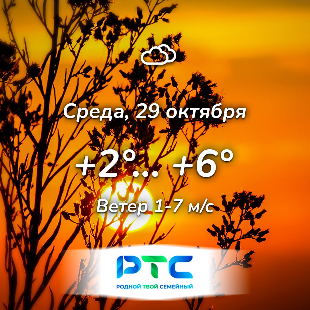 Прогноз погоды. ИНФОРМБЮРО РТС