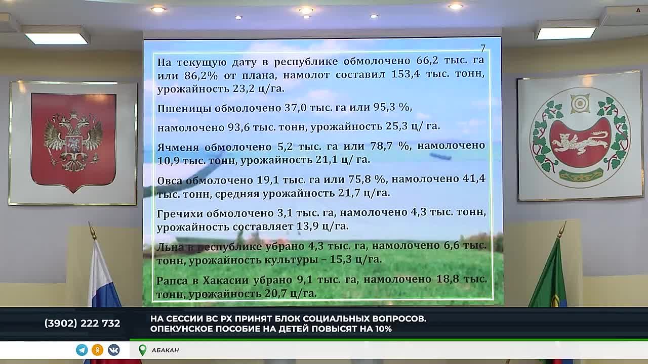 НА СЕССИИ ВЕРХОВНОГО СОВЕТА ХАКАСИИ ОДОБРИЛИ ЦЕЛЫЙ БЛОК СОЦИАЛЬНЫХ ВОПРОСОВ