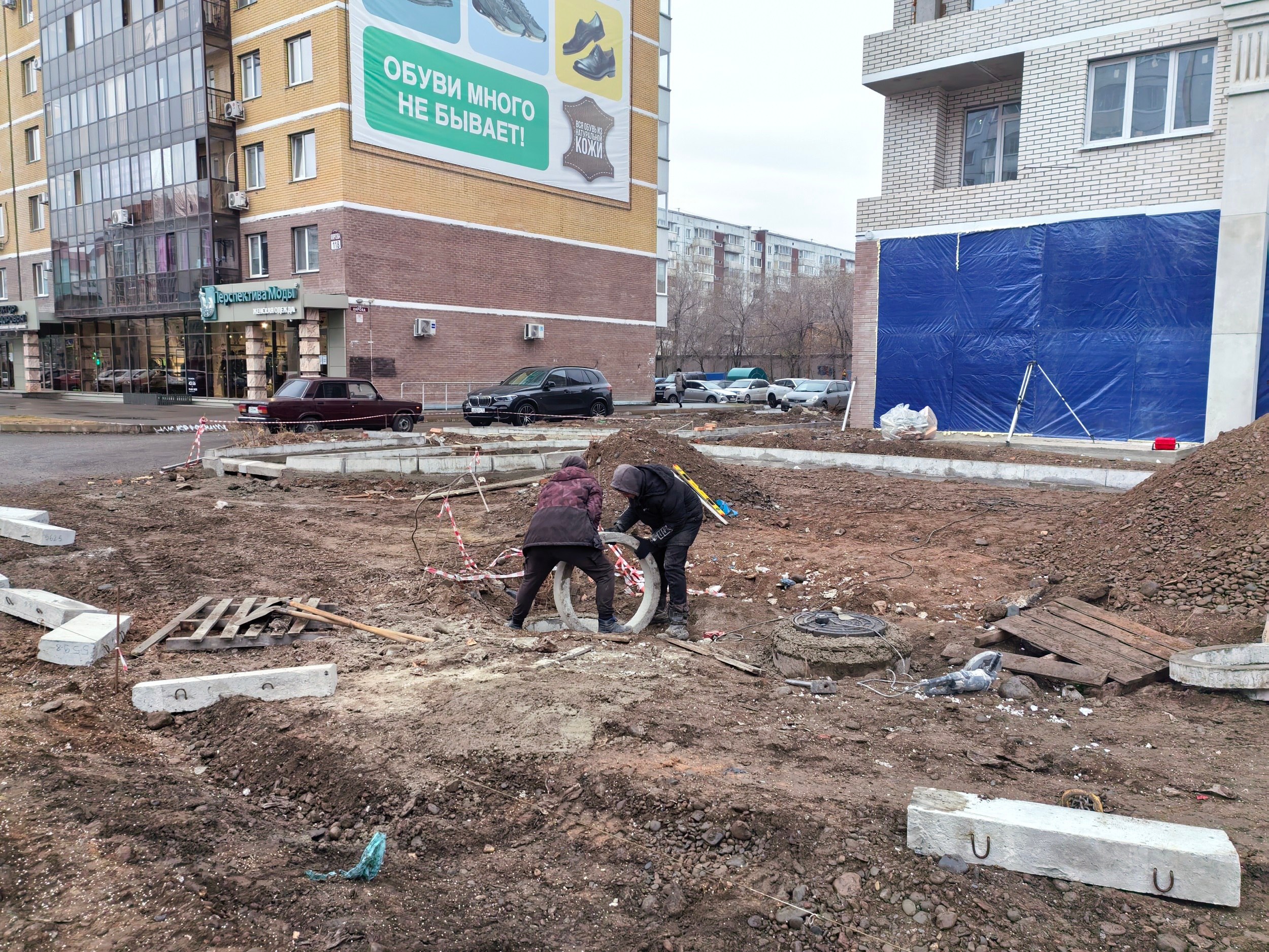 На улице Колхозная дорожные работы решат застарелую проблему луж На улице Колхозная дорожные работы решат застарелую проблему луж