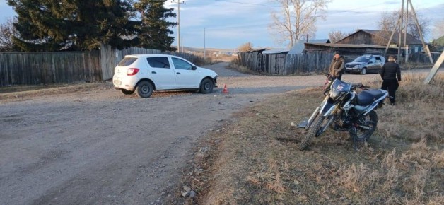 Подросток на мотоцикле пострадал в аварии в Аскизском районе