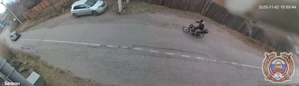 Пьяный водитель мотоцикла спровоцировал аварию в Абакане