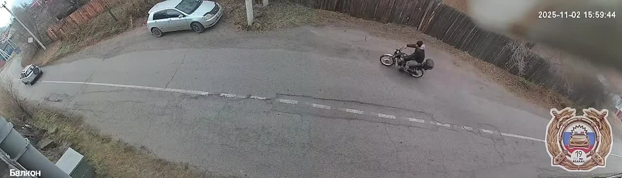 Пьяный водитель мотоцикла спровоцировал аварию в Абакане