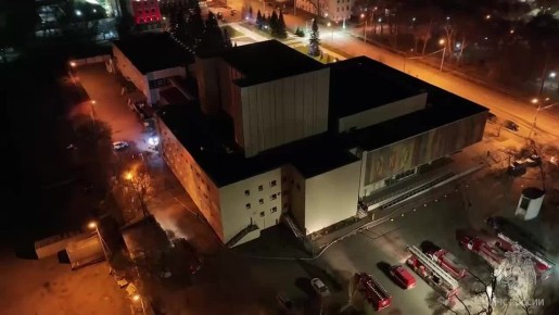 Здание драмтеатра потушили в Абакане