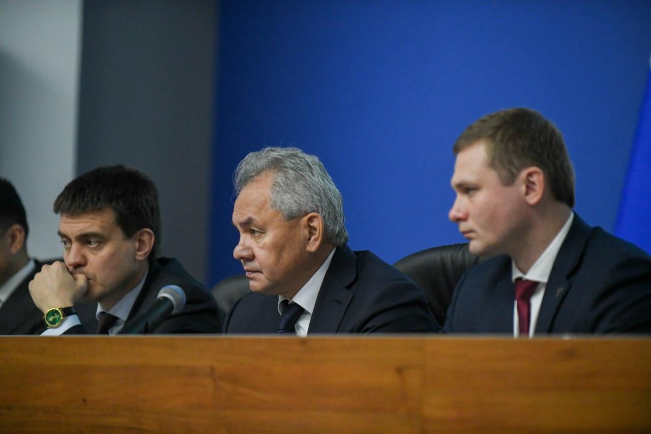 Сергей Шойгу, секретарь Совета безопасности России работает в Хакасии Сергей Шойгу, секретарь Совета безопасности России работает в Хакасии