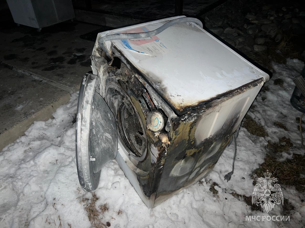 Стиральная машинка вспыхнула на базе отдыха в Таштыпском районе