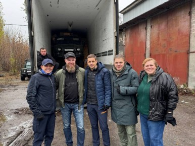 Гуманитарный груз из Хакасии доставлен на передовую