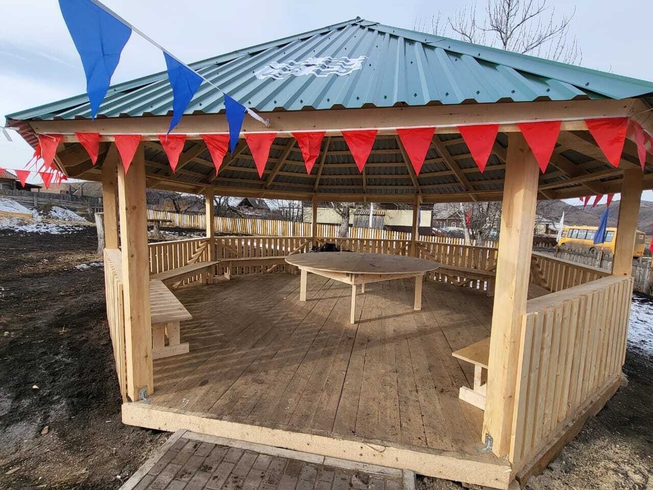 Парк отдыха появился в селе Чиланы Таштыпского района Парк отдыха появился в селе Чиланы Таштыпского района