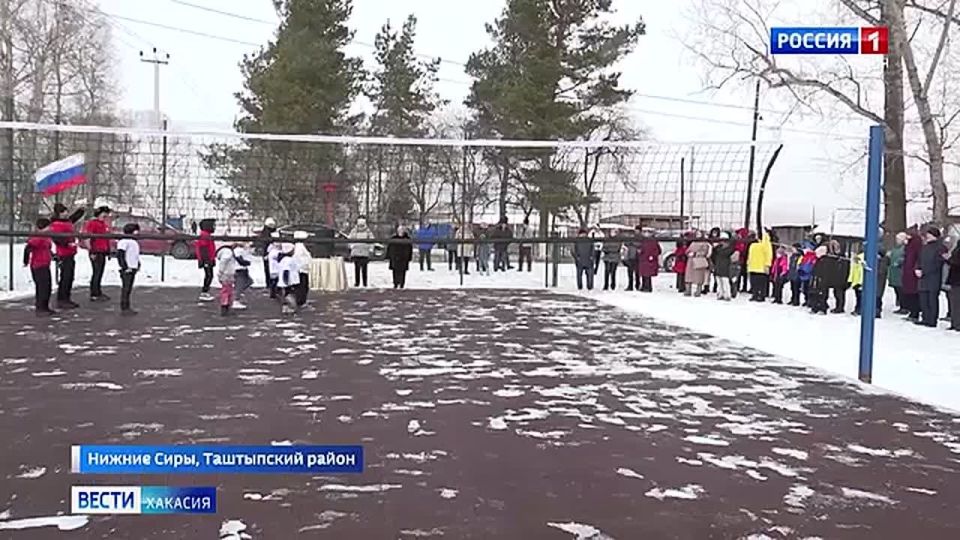 В селе Нижние Сиры Таштыпского района теперь есть детская спортивная площадка