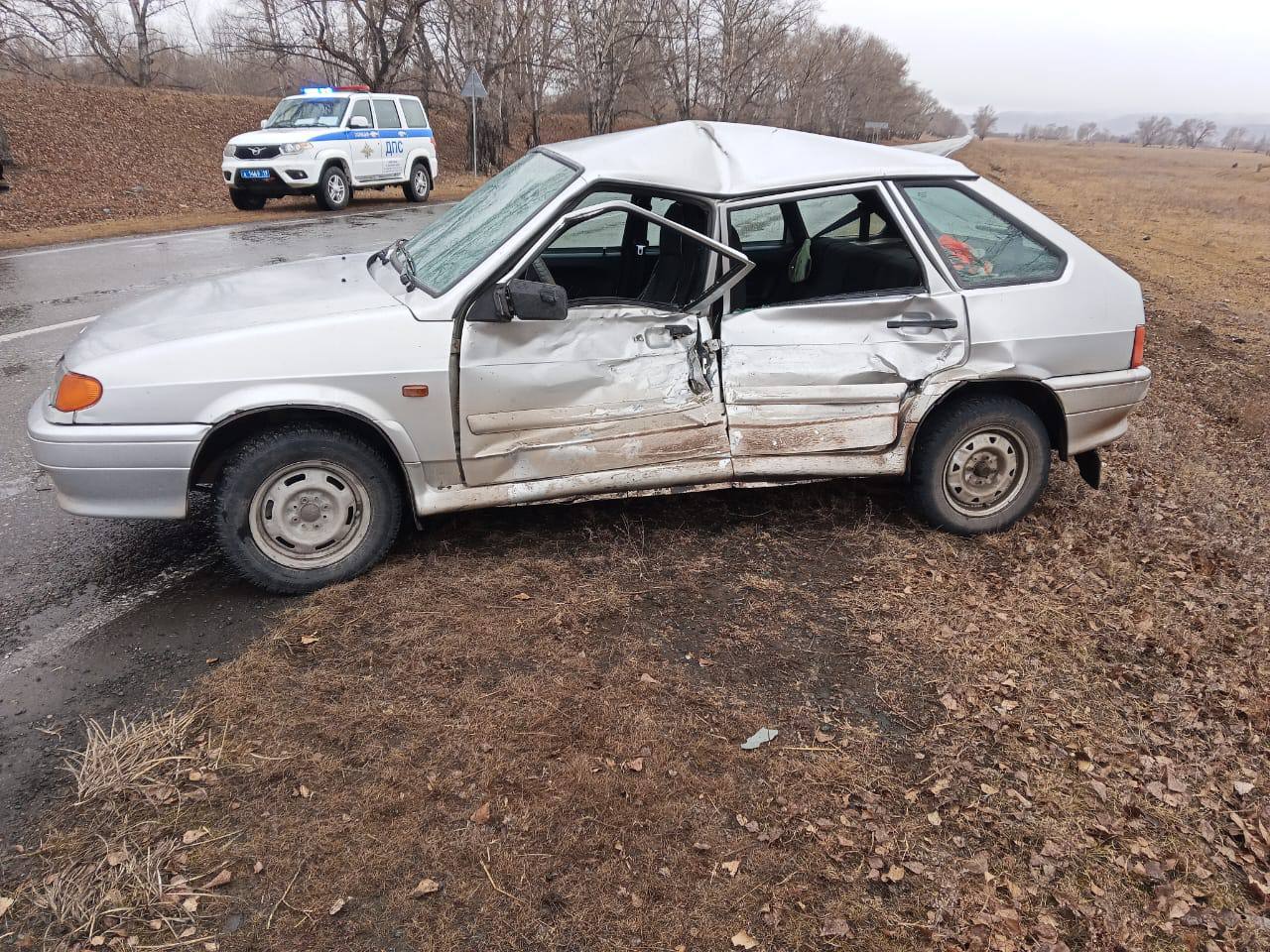 В Аскизском районе в ДТП пострадали 2 человека