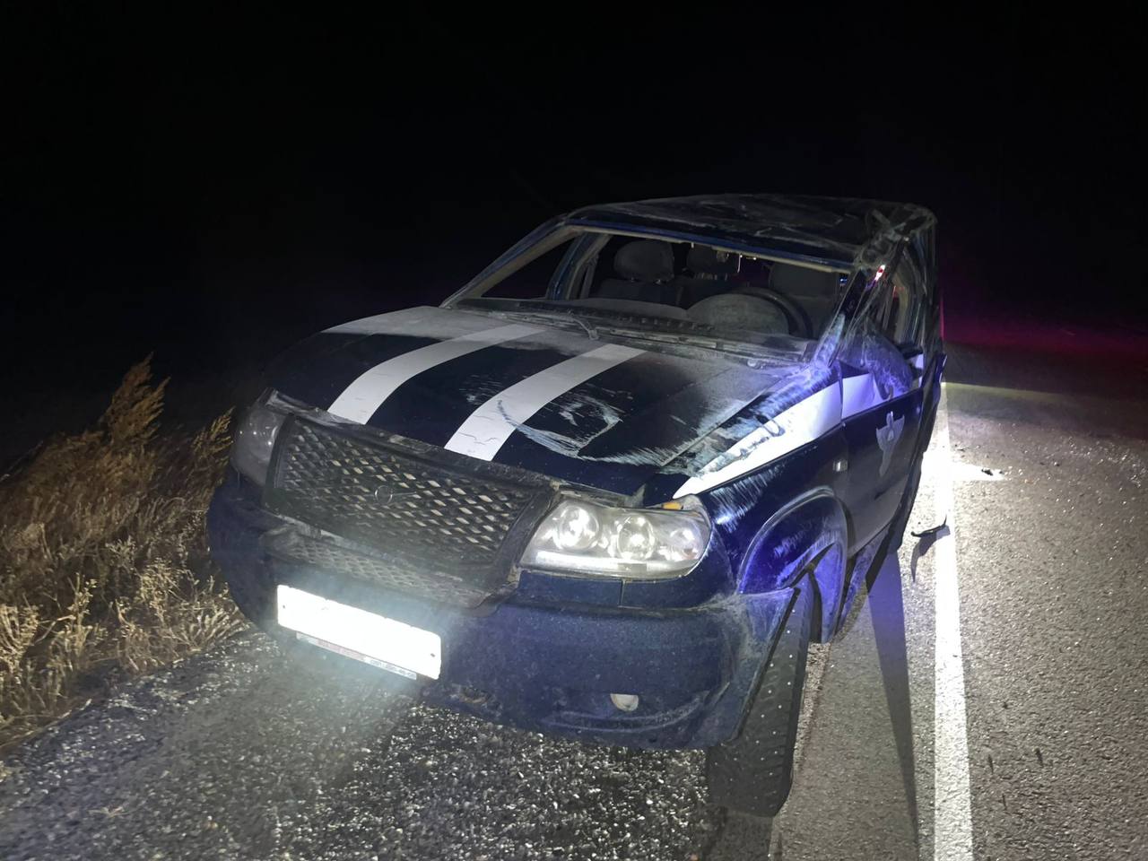 В Аскизском районе перевернулся автомобиль В Аскизском районе перевернулся автомобиль