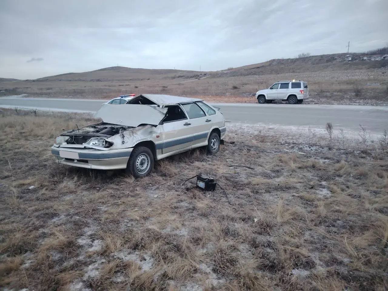 В Усть-Абаканском районе пострадал водитель В Усть-Абаканском районе пострадал водитель