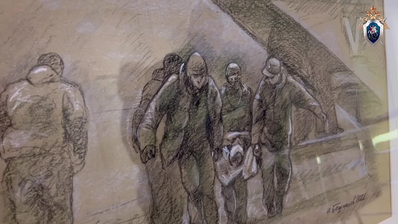 В Главном следственном управлении открылась выставка картин, посвященная специальной военной операции