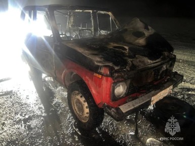 В ночь на понедельник в Абакане загорелся частный дом