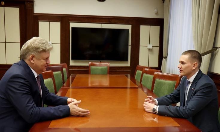 Анатолий Серышев побеседовал с участником программы «Время героев» Егором Захаровым