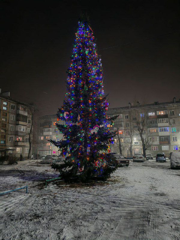 Елка Добра- так назвали свою главную хвойную красавицу жители абаканского жилого района "Западный" Елка Добра- так назвали свою главную хвойную красавицу жители абаканского жилого района "Западный"