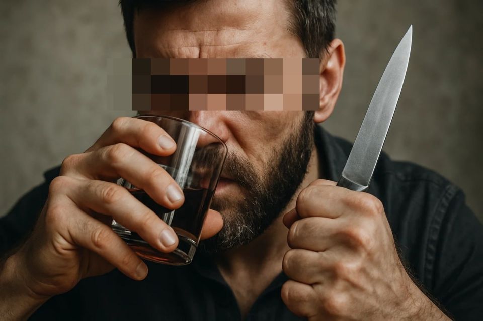 ПЬЯНЫЙ АБАКАНЕЦ ПЫРНУЛ НОЖОМ ЗНАКОМОГО, НО ОТДЕЛАЛСЯ "УСЛОВКОЙ"