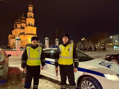 В Хакасии правоохранительные органы обеспечили общественный порядок во время Рождественского сочельника и праздничных богослужений