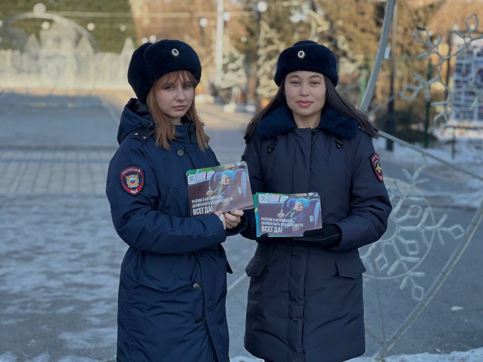 Абаканские полицейские провели профилактическое мероприятие в одном из парков города