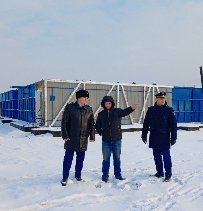 В ходе рабочей поездки в Боградский район заместитель прокурора республики Денис Стонт проинспектировал исполнение контракта по возведению объекта «Строительство централизованной системы водоотведения и очистки сточных вод в...