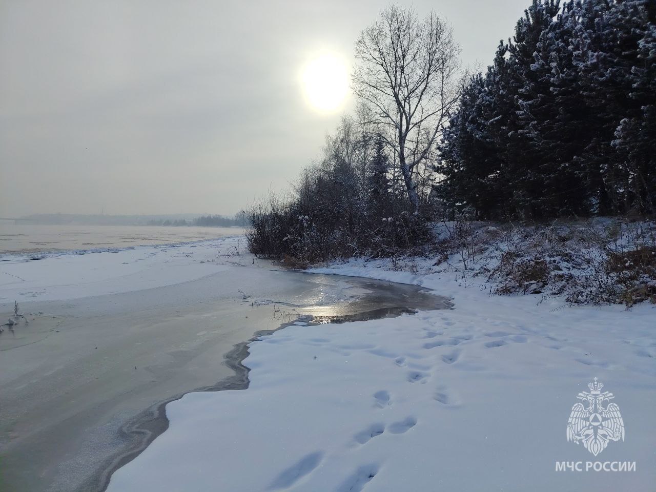 Уровень воды в Енисее продолжает расти