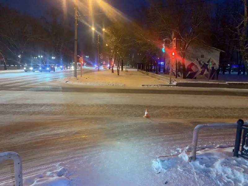 30-летняя абаканка оказалась под колесами авто на пешеходном переходе