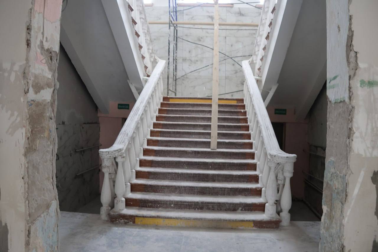 Алексей Лемин: Капитальный ремонт в школе № 1 будет завершен в апреле