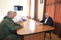 Председатель парламента Хакасии провел рабочую встречу с новым военным комиссаром Абакана