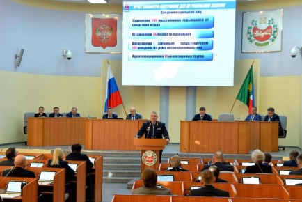 Депутаты Верховного Совета заслушали доклад об итогах деятельности МВД по Республике Хакасия за 2025 год