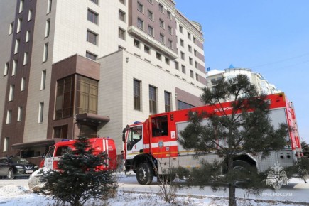 Первые пожарные учения в 2026 году прошли в Абакане