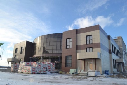 Строительство Дома культуры в Белом Яре продолжается