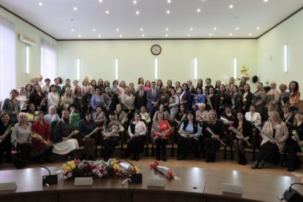 В преддверии 8 марта в Абакане прошла встреча с руководителем города