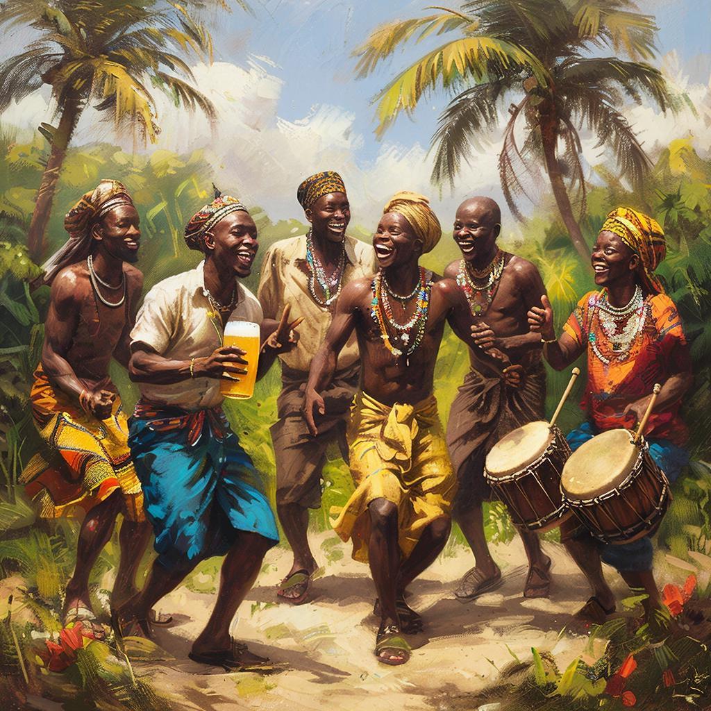 В восточной части Африки местные жители варят пиво из бананов