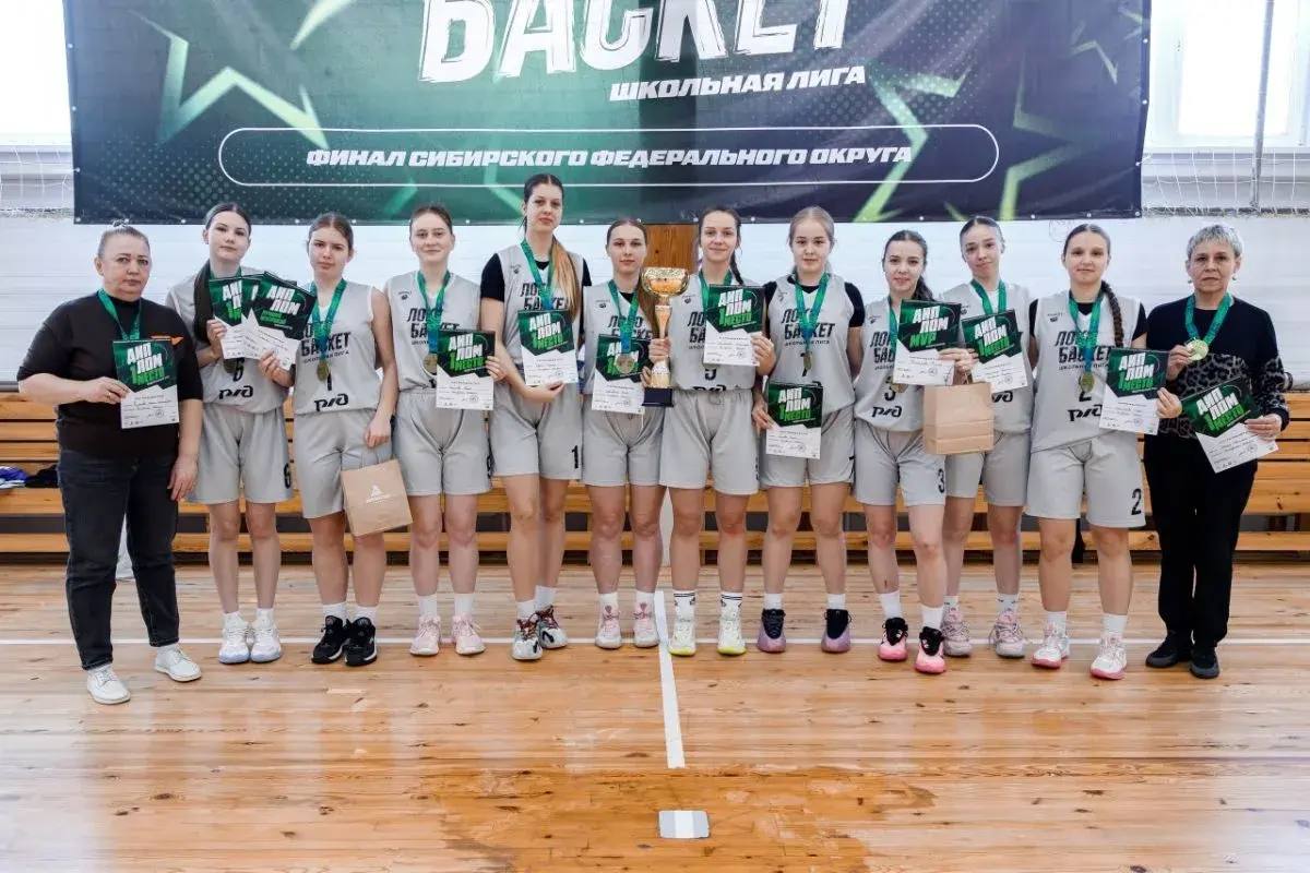 Команда школьниц из Хакасии победила в финале СФО Чемпионата «Локобаскет»