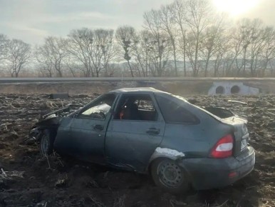 В БОГРАДСКОМ РАЙОНЕ ПЕРЕВЕРНУЛАСЬ ЛЕГКОВУШКА, ВОДИТЕЛЬ ПОГИБ