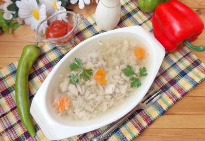 Пасхальное заливное из индейки