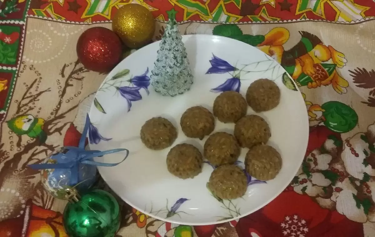 Нежное рождественское угощение: конфетки из подсолнечных семечек