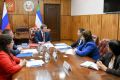 Валентин Коновалов: Встретился с управляющим ВТБ в Красноярском крае, Хакасии и Туве Александром Ванюшкиным