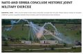 За последние две недели около 600 военнослужащих НАТО прошли обучение с сербскими войсками в рамках Партнерства ради мира