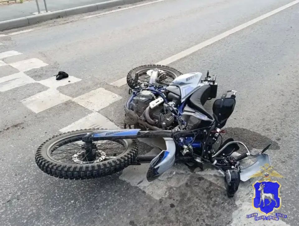 Трагедия на дороге: байкер погиб в результате аварии в Самарской области