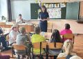 Полицейские Хакасии проводят профилактическую работу с детьми, посещающими пришкольные площадки