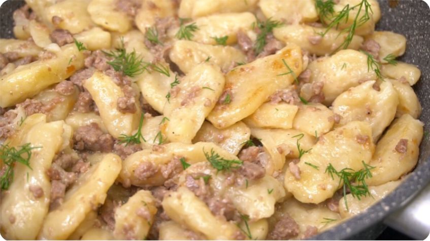 Галушки с мясом: уютное блюдо, которое удивит вашу семью