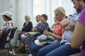 Вчера мы провели встречу с членами общества инвалидов по зрению: