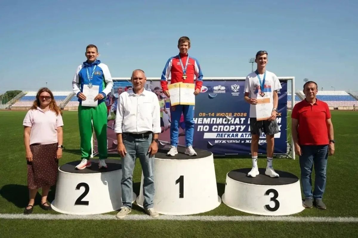 Спортсмен из Хакасии завоевал серебро и бронзу на чемпионате России по легкой атлетике
