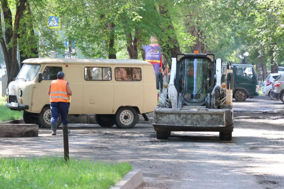 В Абакане начались работы по устройству ливневой канализации в районе дома № 54 на улице Пушкина В Абакане начались работы по устройству ливневой канализации в районе дома № 54 на улице Пушкина