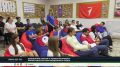 Школьники Хакасии пообщались с пилотом-инструктором в аэропорту "Абакан"